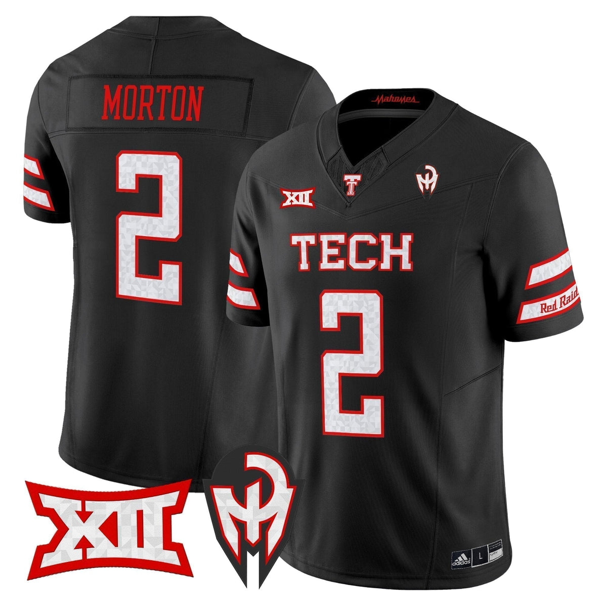 Men's Texas Tech Red Raiders 'Too Cold' Vapor Limited Jersey - Mahomes Collection - All Stitched