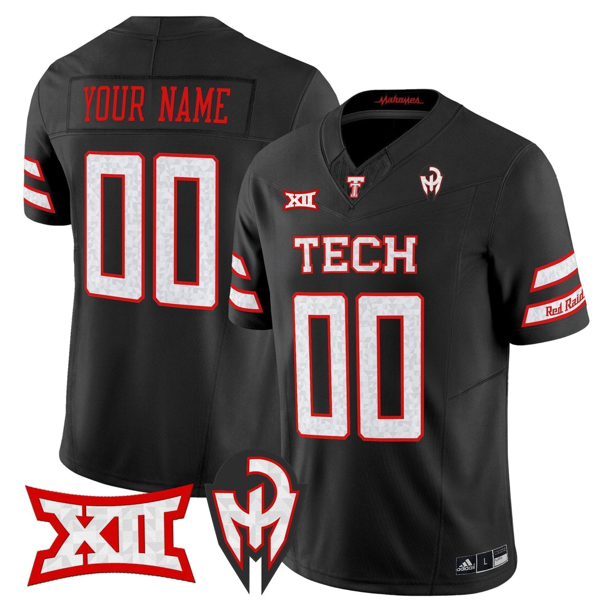 Texas Tech Red Raiders 'Too Cold' Vapor Limited Custom Jersey - Mahomes Collection - All Stitched