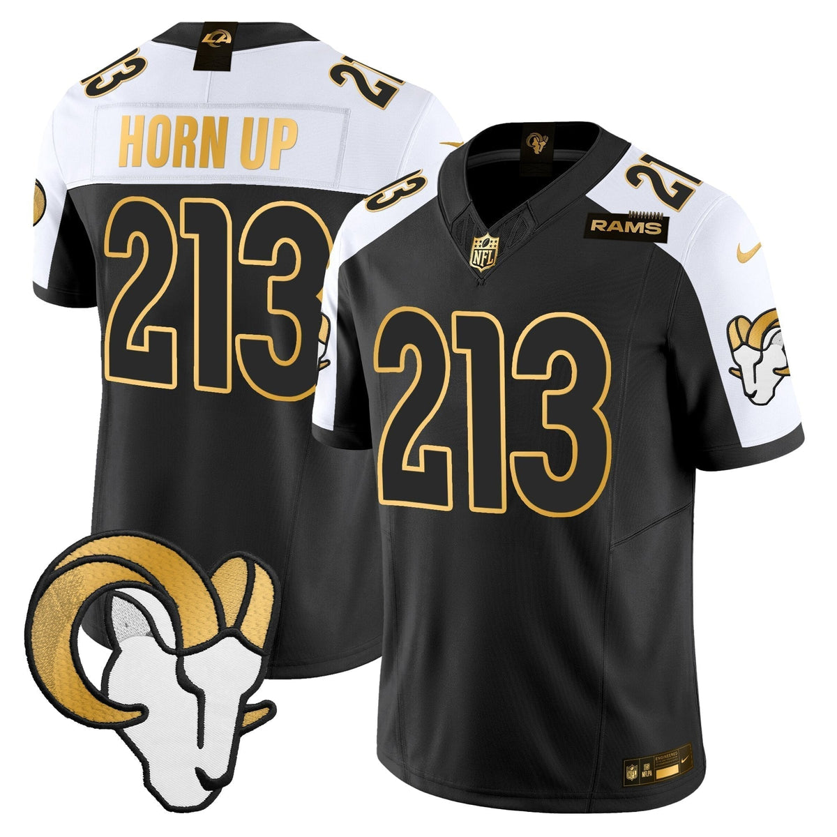 Men's Los Angeles Rams Gold Vapor Limited Jersey - All Stitched