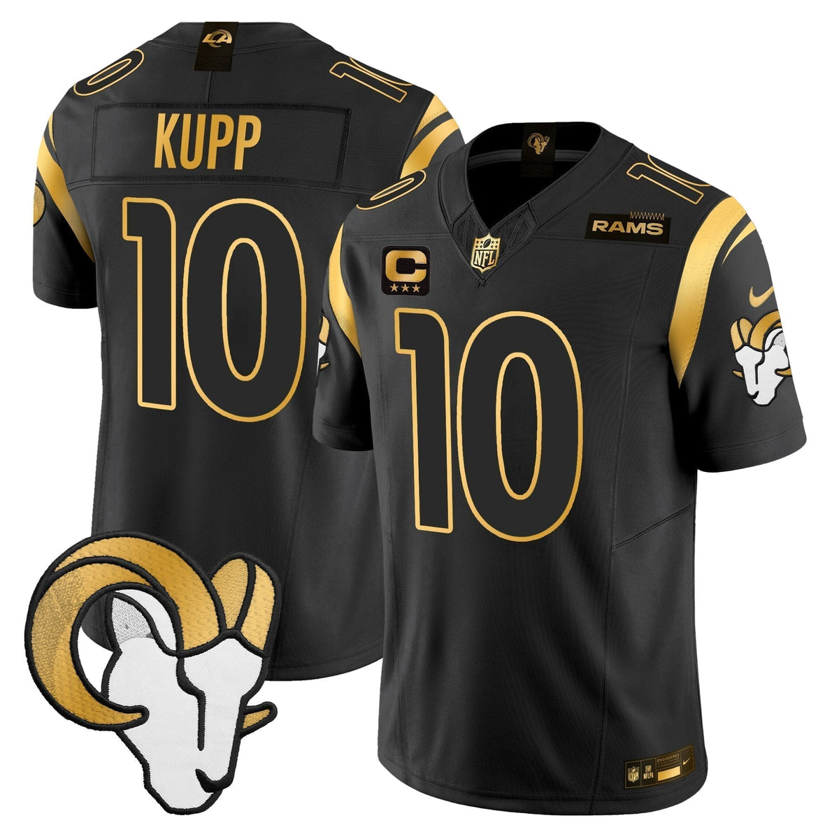Men's Los Angeles Rams Gold Vapor Limited Jersey - All Stitched