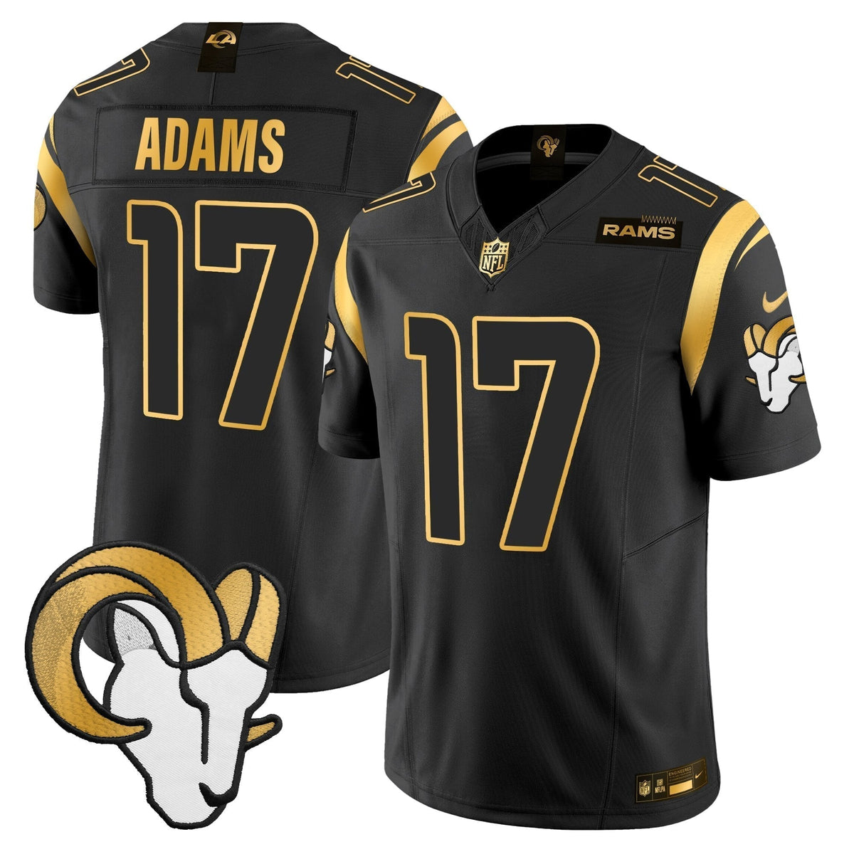 Men's Los Angeles Rams Gold Vapor Limited Jersey - All Stitched