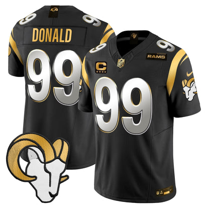 Men's Los Angeles Rams Gold Vapor Limited Jersey - All Stitched