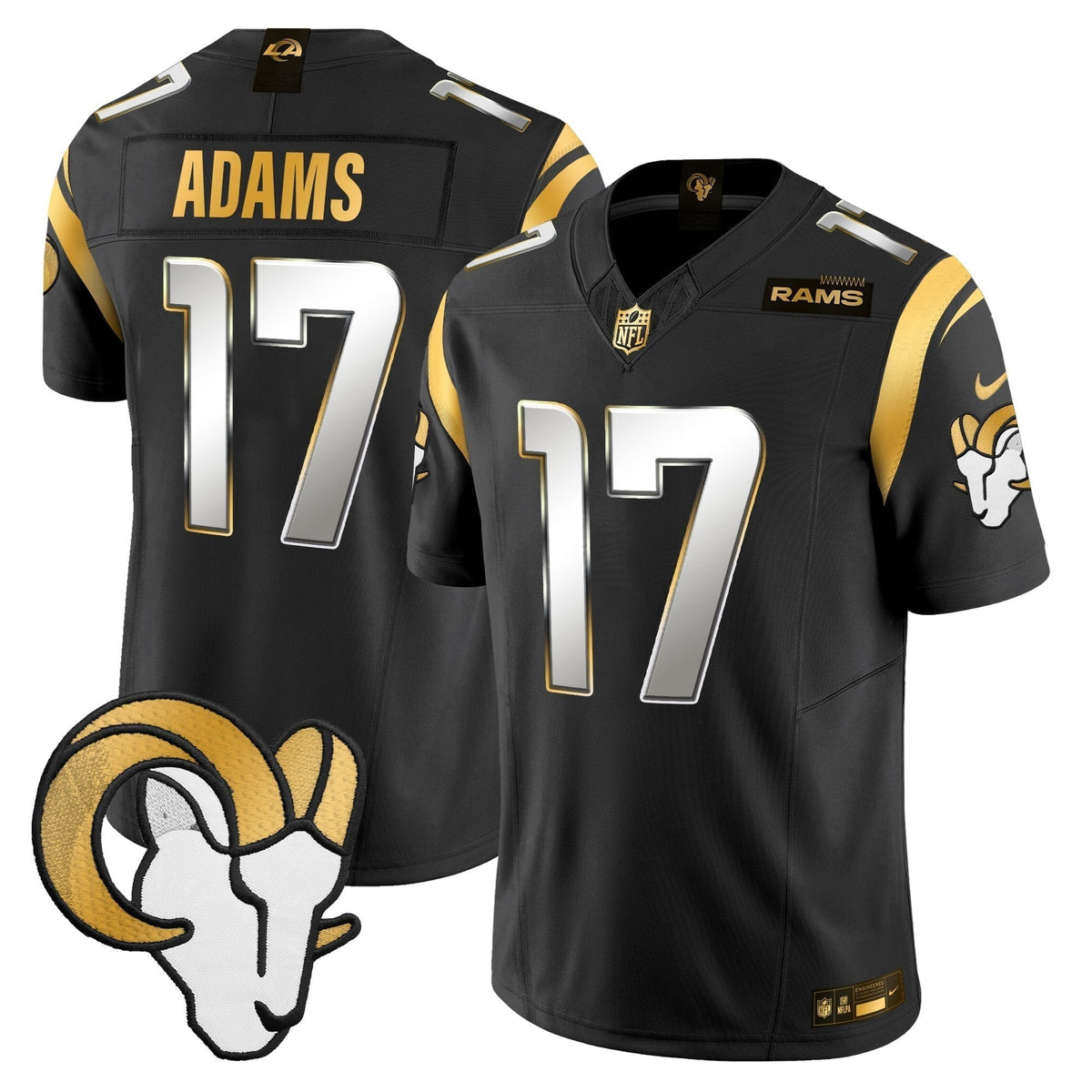 Men's Los Angeles Rams Gold Vapor Limited Jersey - All Stitched