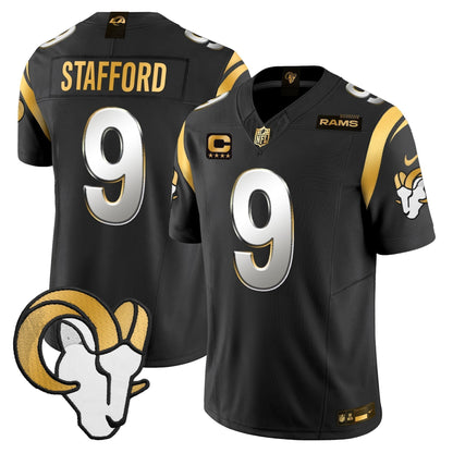 Men's Los Angeles Rams Gold Vapor Limited Jersey - All Stitched