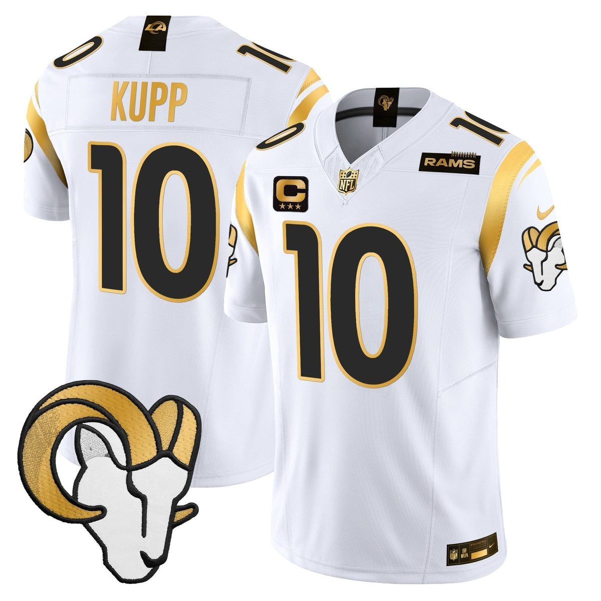 Men's Los Angeles Rams Gold Vapor Limited Jersey - All Stitched