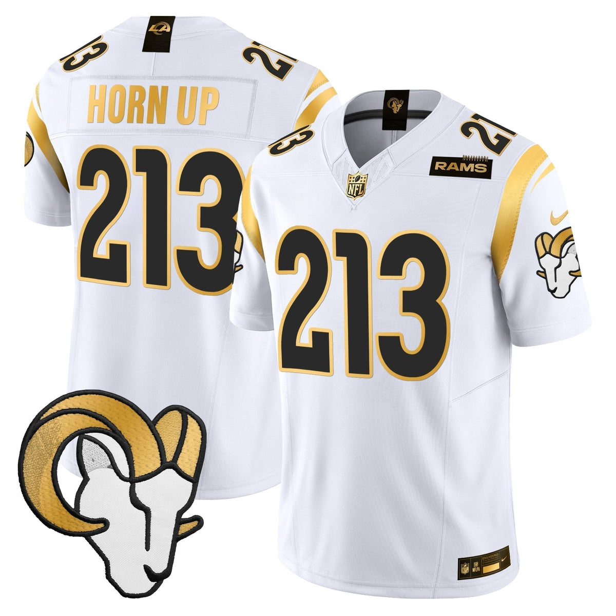Men's Los Angeles Rams Gold Vapor Limited Jersey - All Stitched