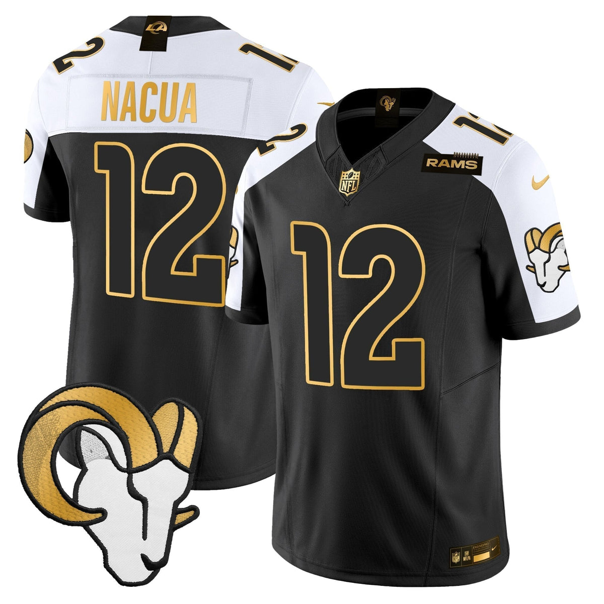 Men's Los Angeles Rams Gold Vapor Limited Jersey - All Stitched