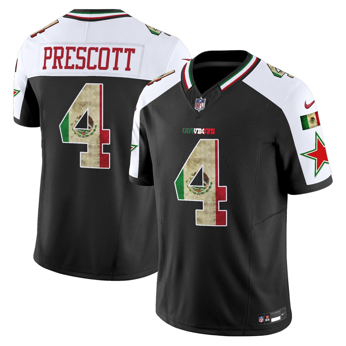 Men's Dallas Cowboys Mexico Vapor Limited Jersey V3 - All Stitched