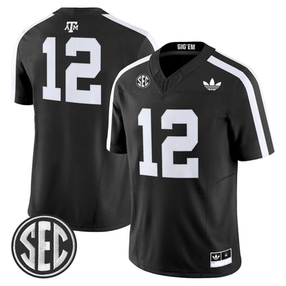 Men's Texas A&M Aggies 2025 Vapor Limited Jersey V2 - All Stitched