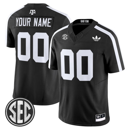 Texas A&M Aggies 2025 Vapor Limited Custom Jersey V2 - All Stitched