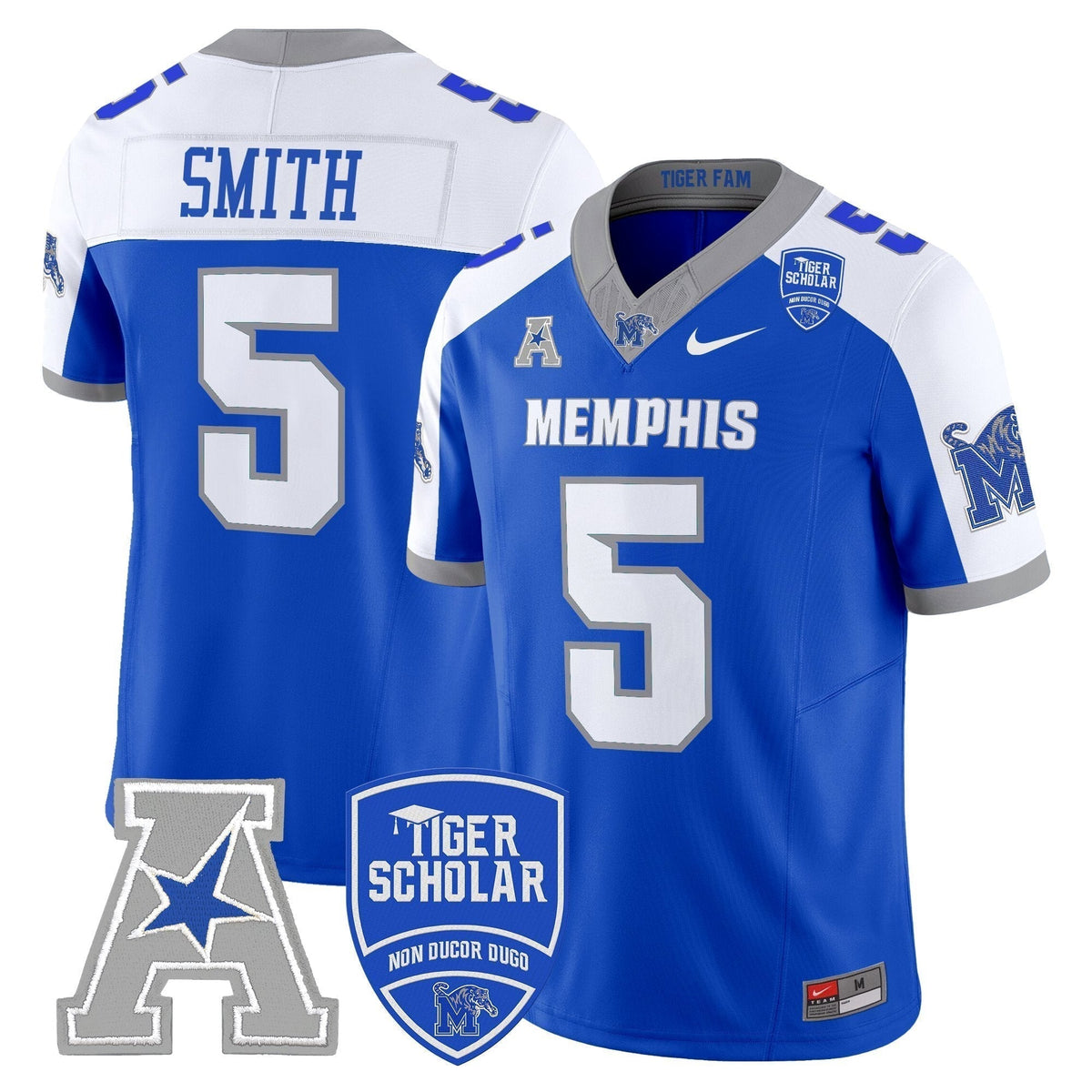 Men's Memphis Tigers 2025 Vapor Limited Jersey - All Stitched