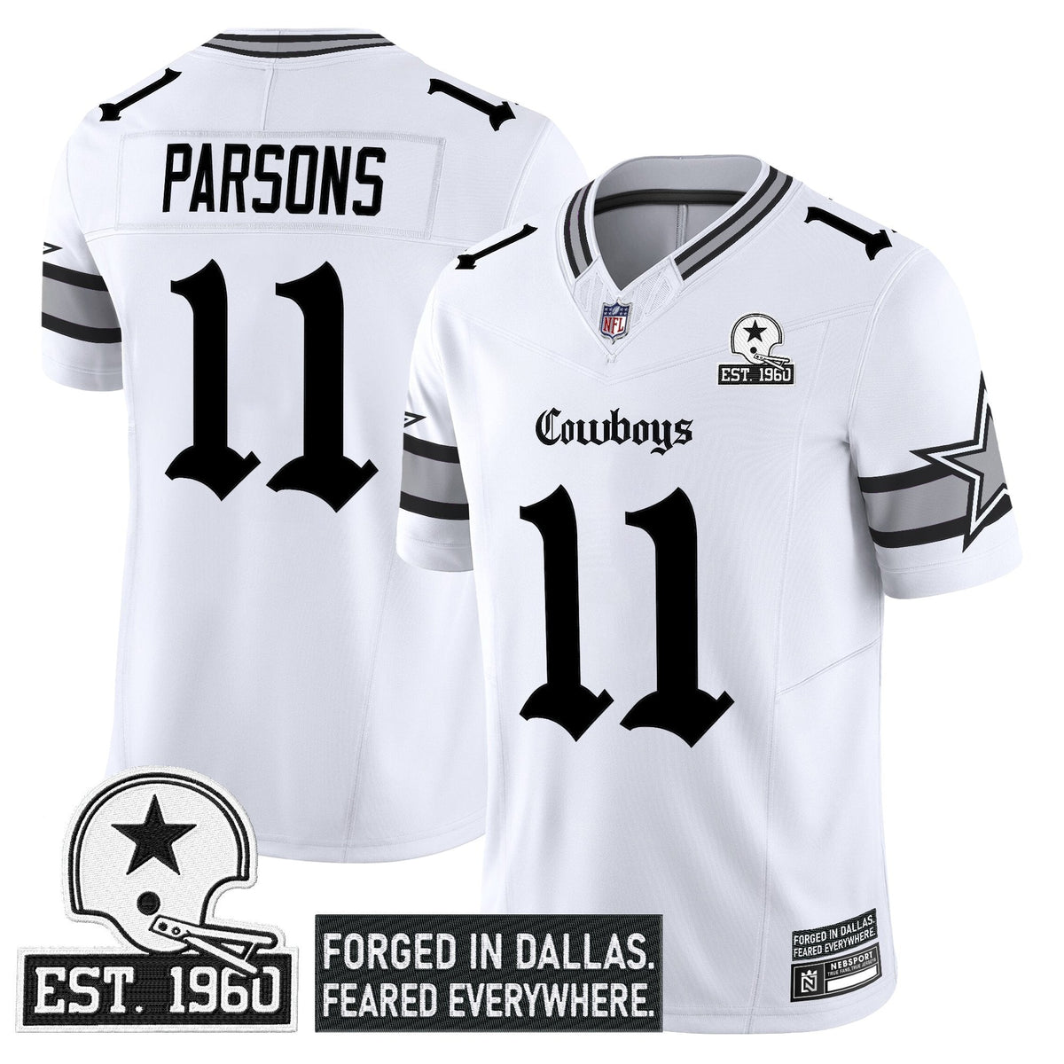 Men's Dallas Cowboys 'Gothic Lone Star Edition' Vapor Limited Jersey - All Stitched