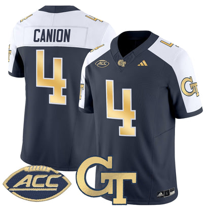 Men's Georgia Tech Yellow Jackets 2025 Vapor Limited Jersey - All stitched