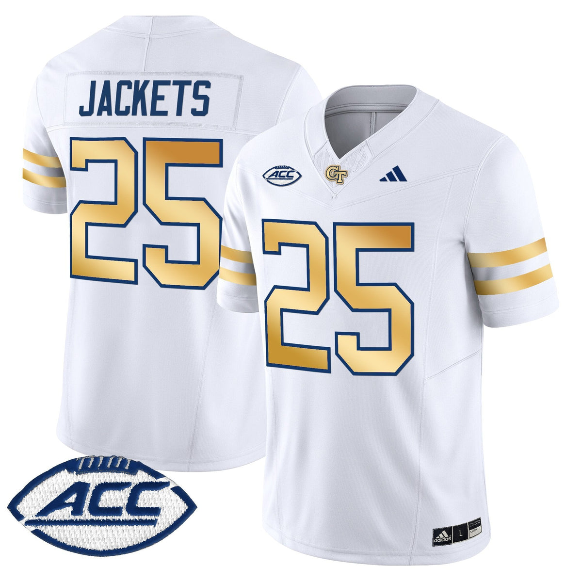 Men's Georgia Tech Yellow Jackets 2025 Vapor Limited Jersey - All stitched