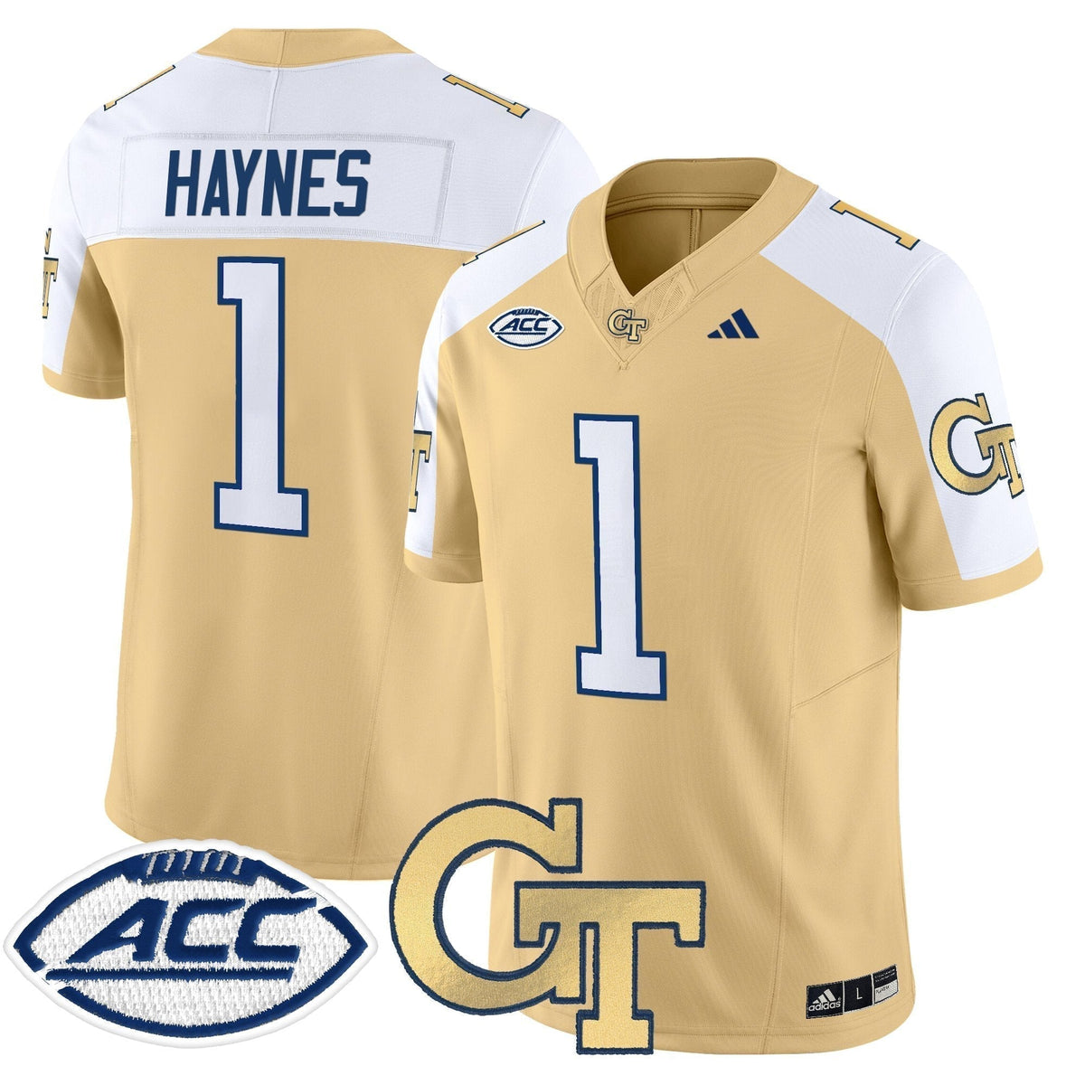 Men's Georgia Tech Yellow Jackets 2025 Vapor Limited Jersey - All stitched