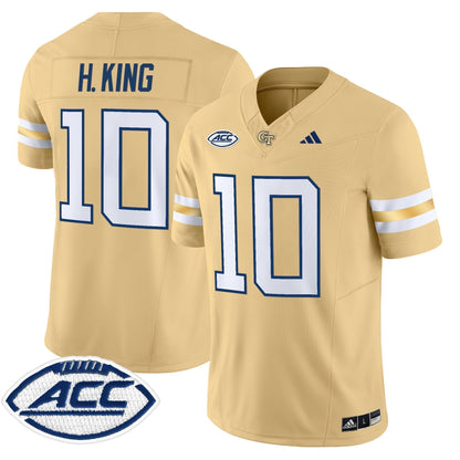 Men's Georgia Tech Yellow Jackets 2025 Vapor Limited Jersey - All stitched