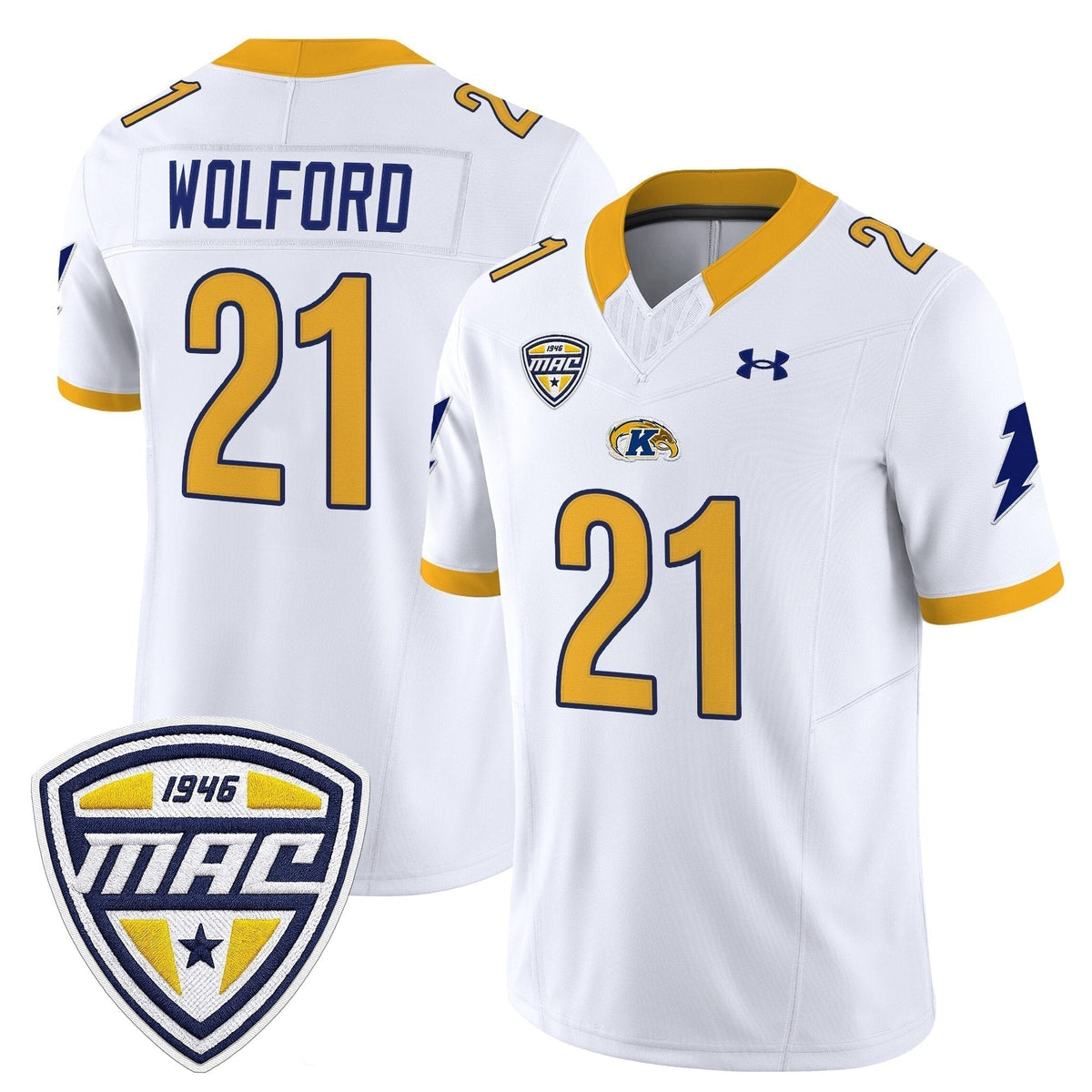 Men's Kent State Golden Flashes 2025 Vapor Limited Jersey - All Stitched