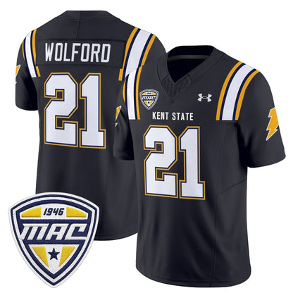 Men's Kent State Golden Flashes 2025 Vapor Limited Jersey - All Stitched