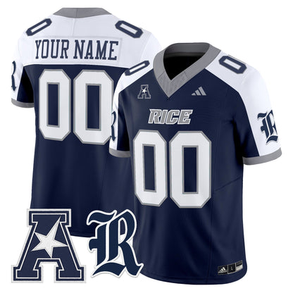 Rice Owls 2025 Vapor Limited Custom Jersey - All Stitched