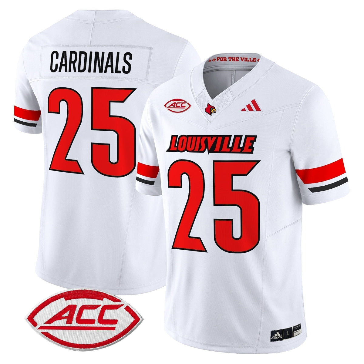 Men's Louisville Cardinals 2025 Vapor Limited Jersey - All Stitched