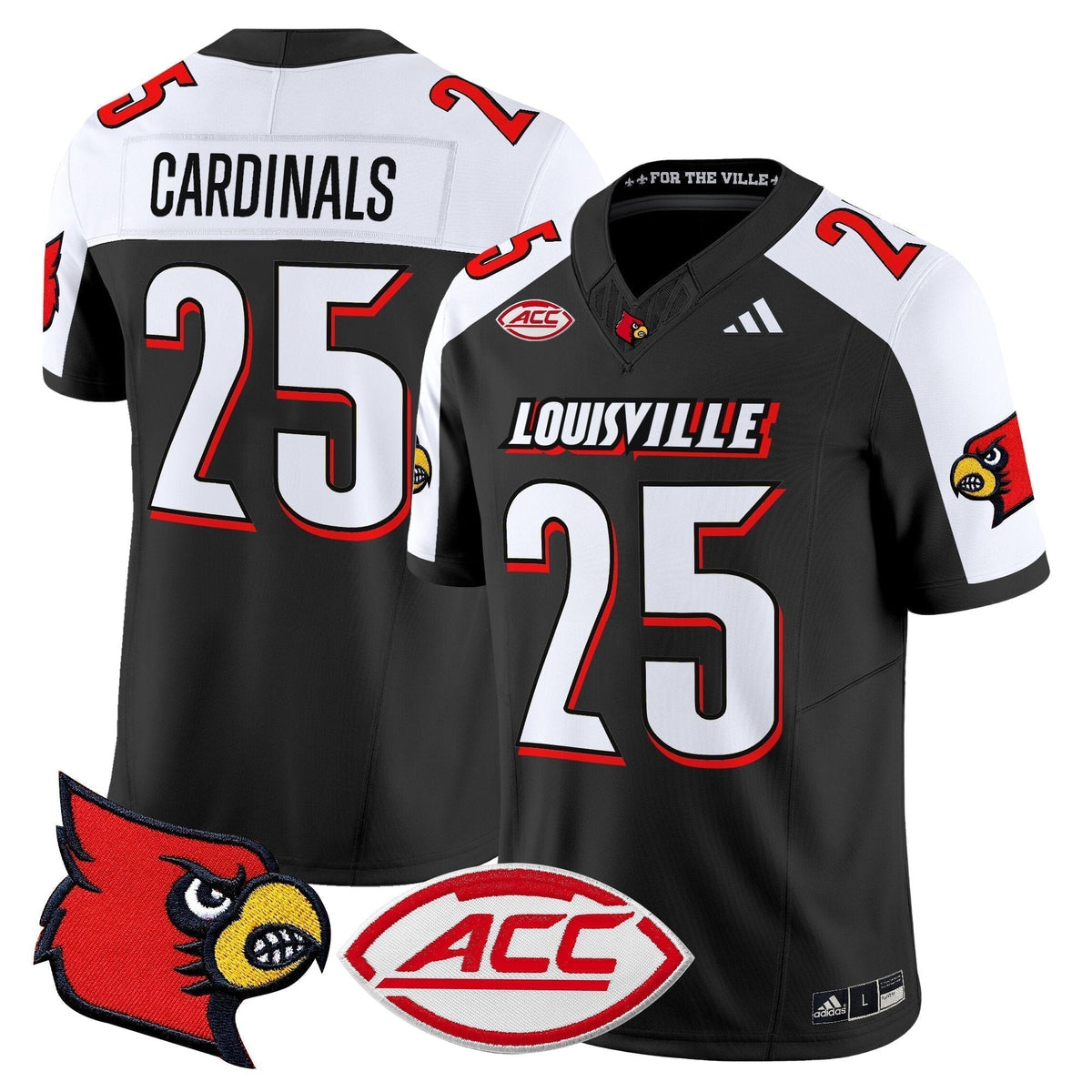 Men's Louisville Cardinals 2025 Vapor Limited Jersey - All Stitched