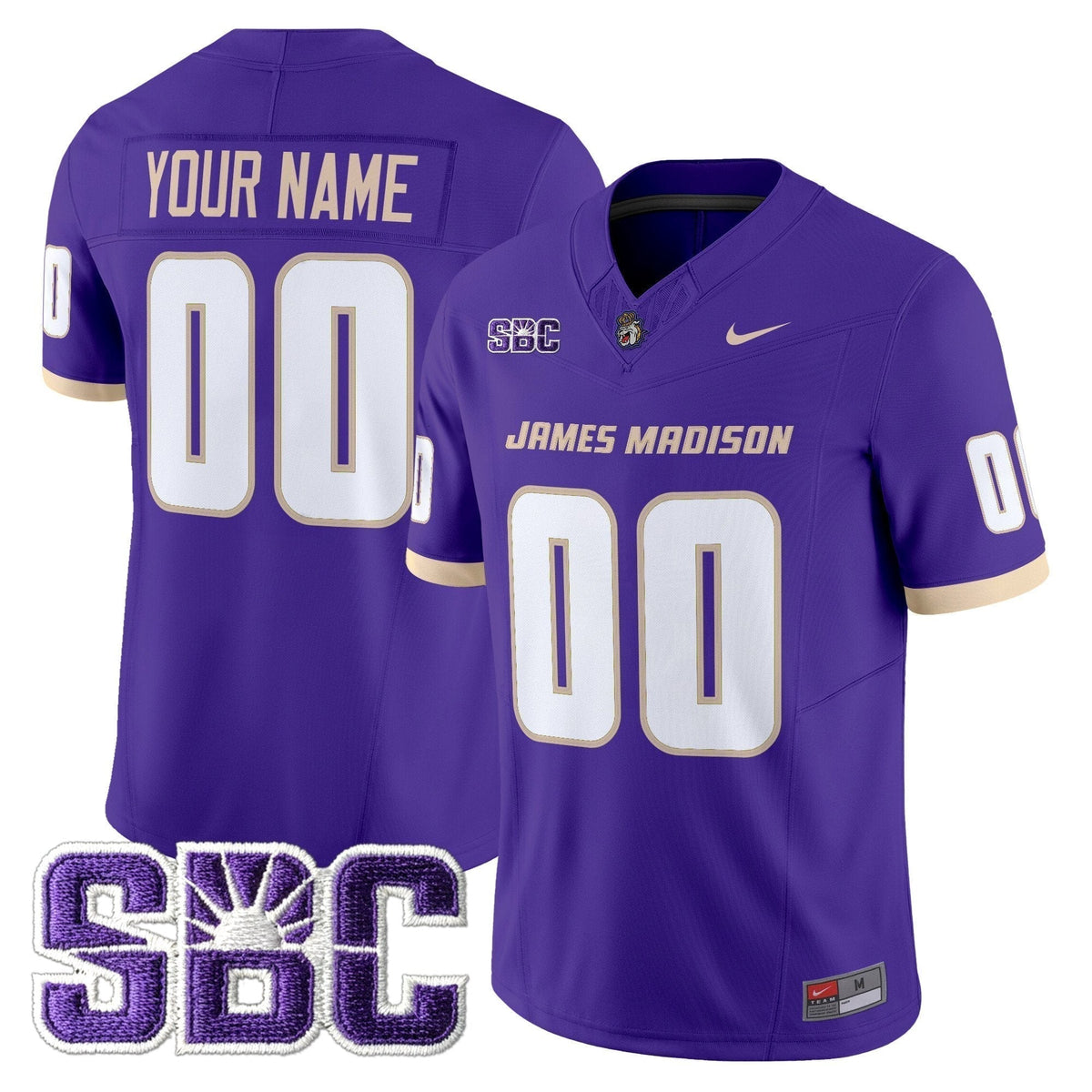James Madison Dukes 2025 Vapor Limited Custom Jersey - All Stitched