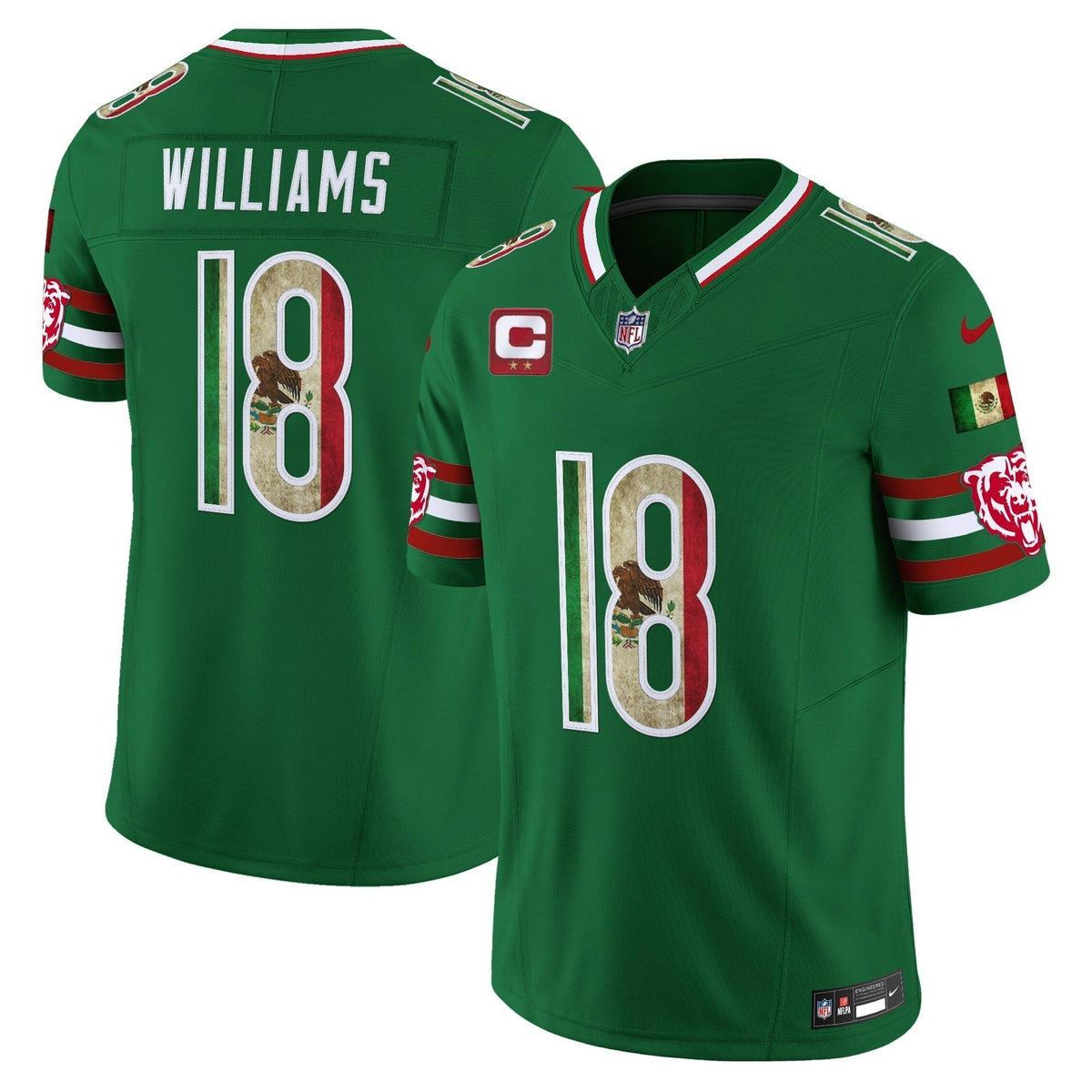 Men's Chicago Bears Mexico Vapor Limited Jersey - All Stitched
