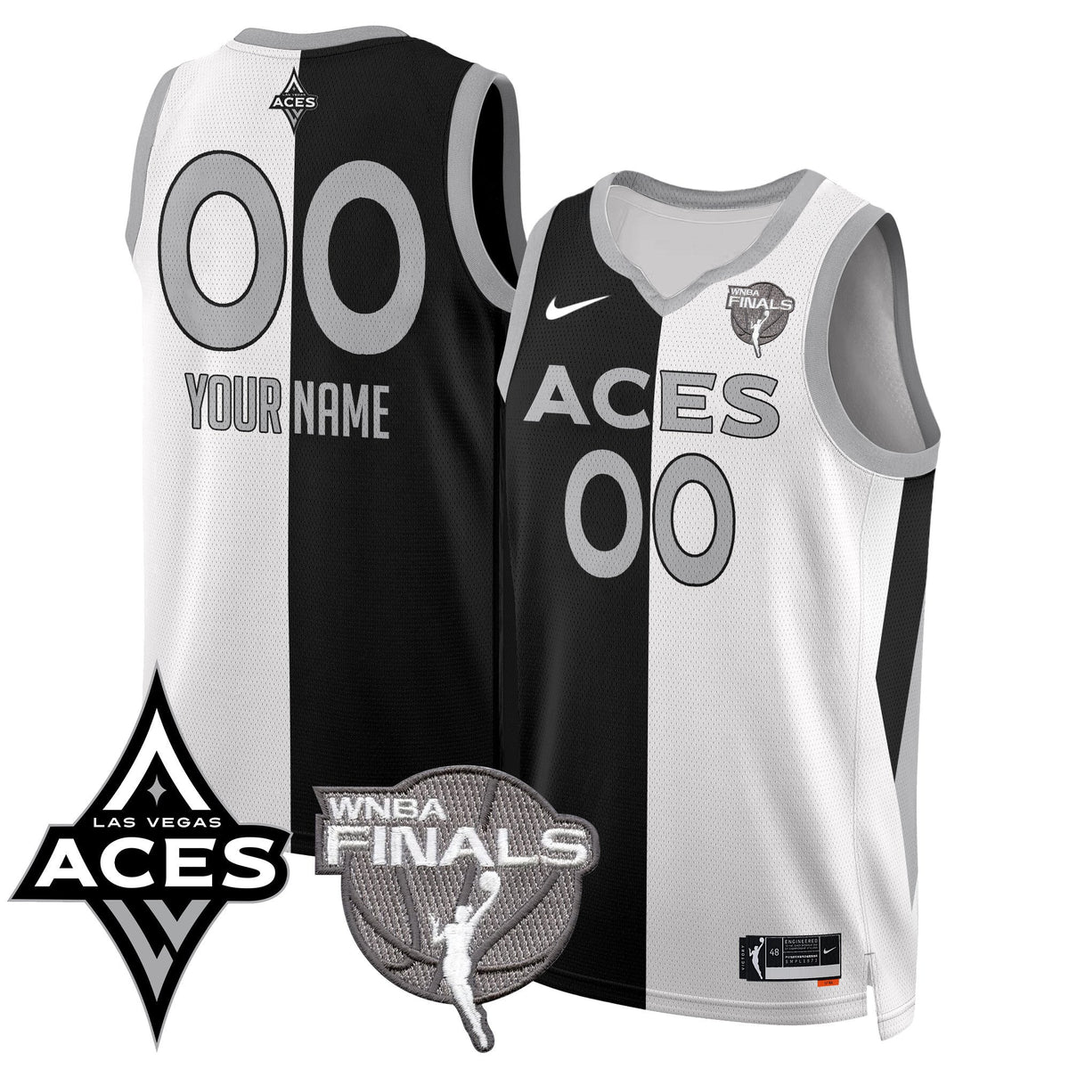 Las Vegas Aces 2025 WNBA Finals Jersey - All Stitched