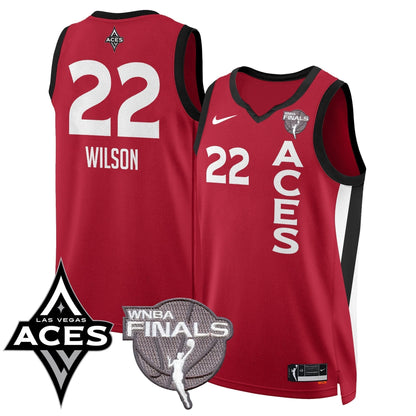 Las Vegas Aces 2025 WNBA Finals Jersey - Stitched