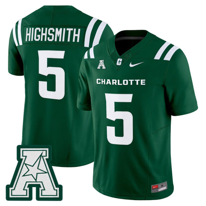 Men's Charlotte 49ers 2025 Vapor Limited Jersey - All Stitched
