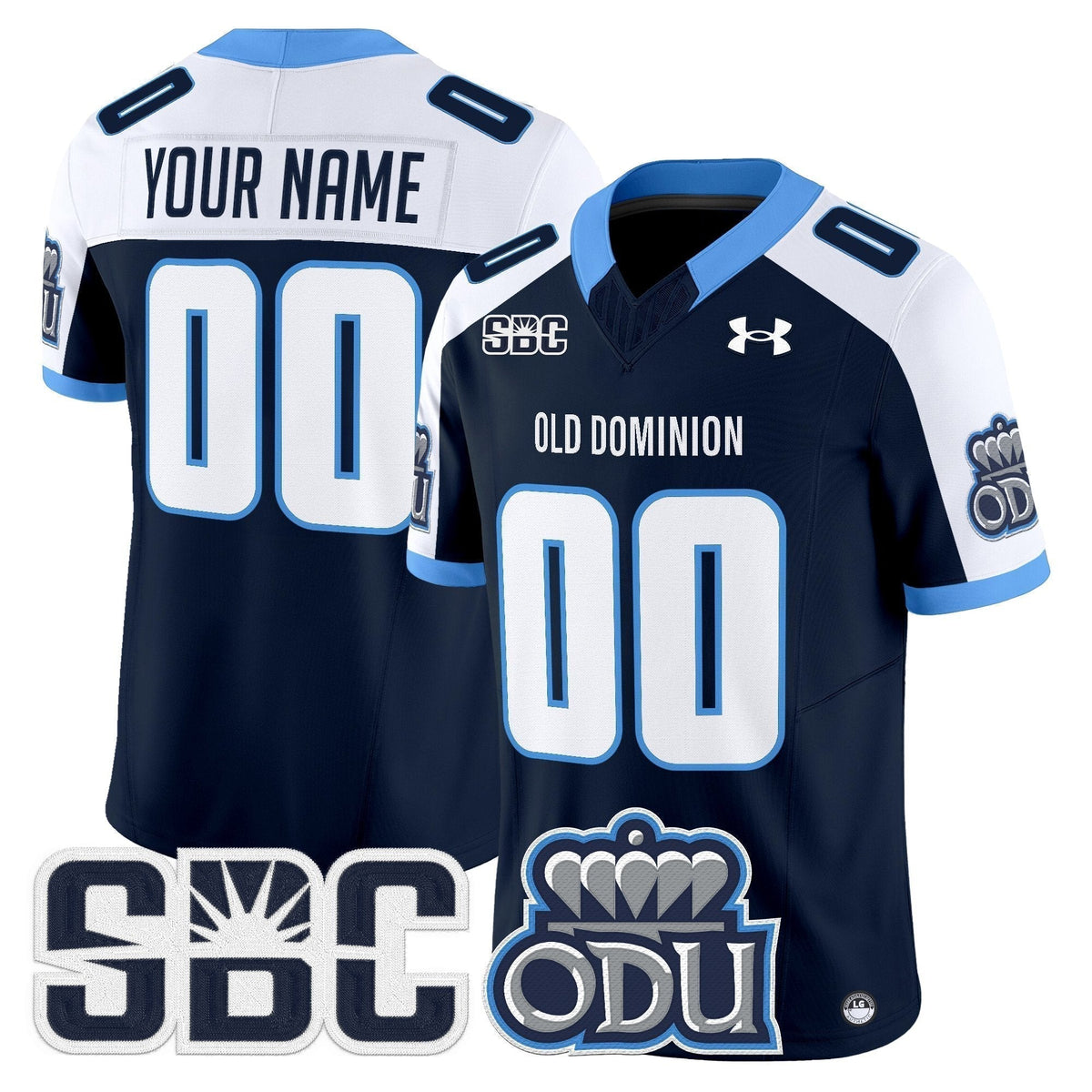 Old Dominion Monarchs 2025 Vapor Limited Custom Jersey - All Stitched
