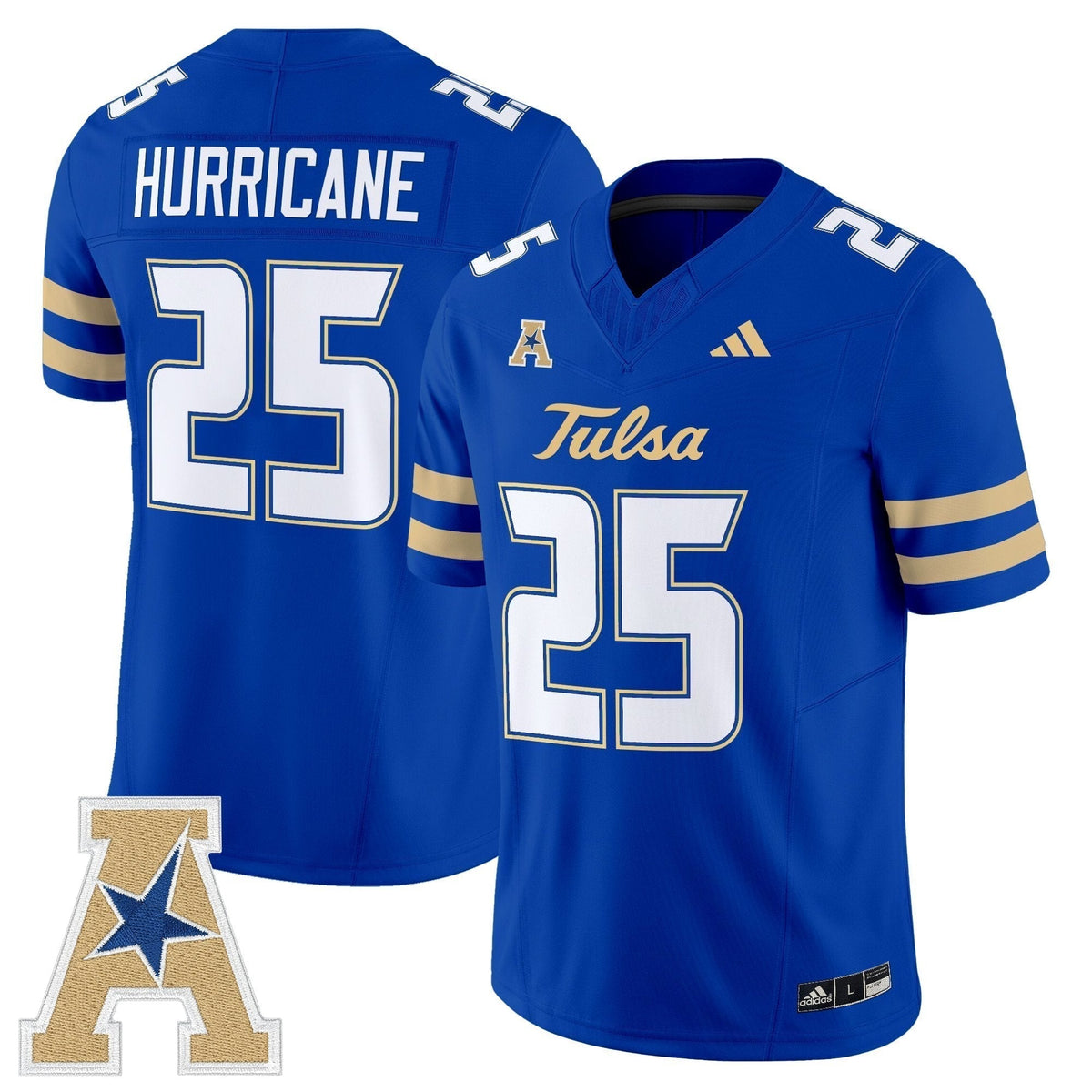 Men's Tulsa Golden Hurricane 2025 Vapor Limited Jersey - All Stitched