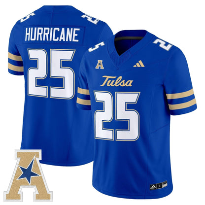Men's Tulsa Golden Hurricane 2025 Vapor Limited Jersey - All Stitched