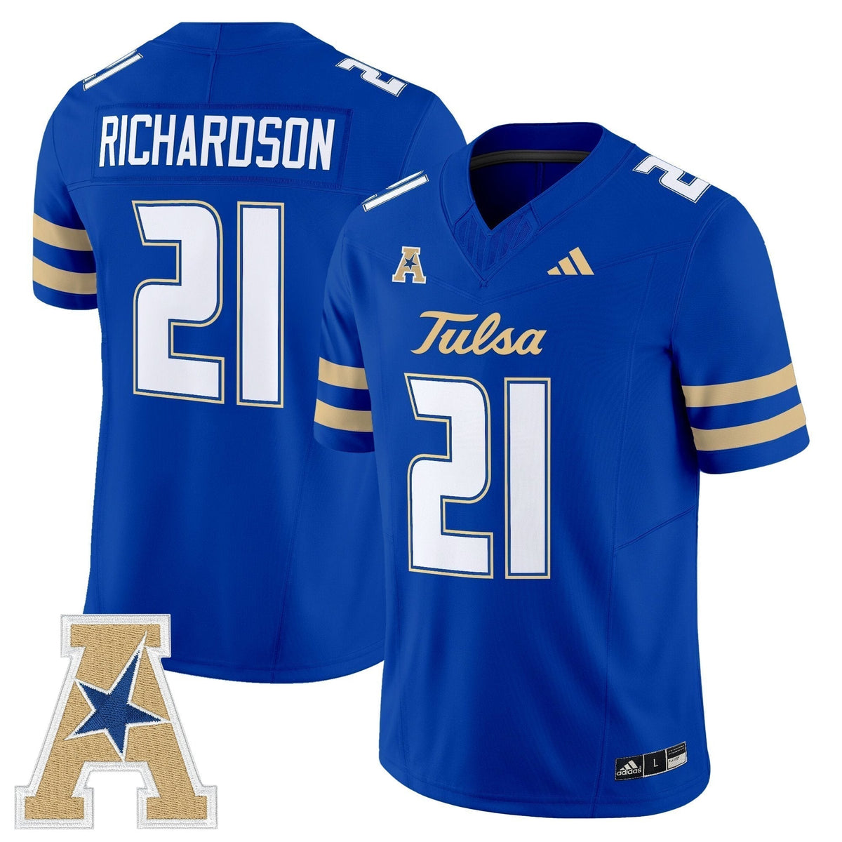 Men's Tulsa Golden Hurricane 2025 Vapor Limited Jersey - All Stitched