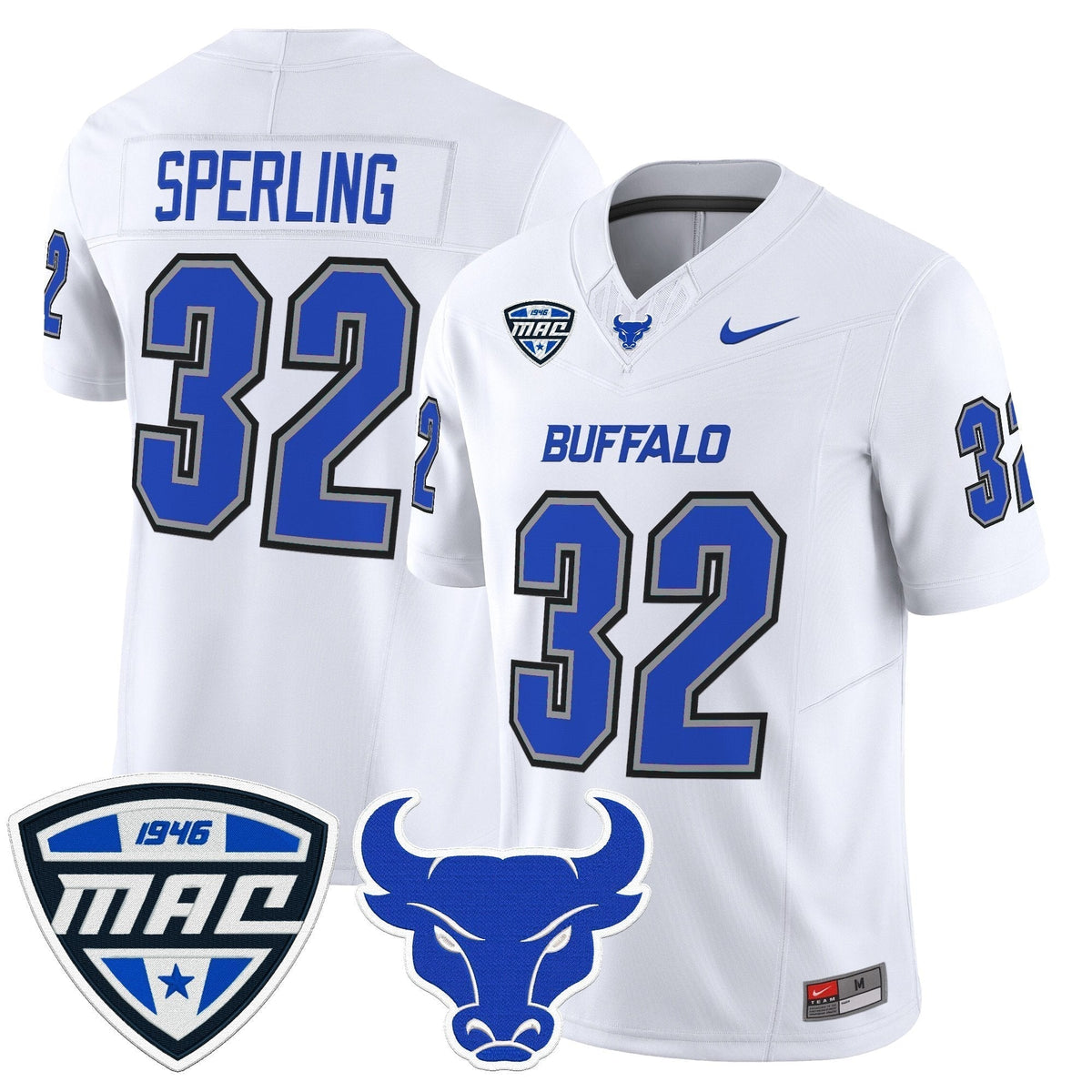 Men's Buffalo Bulls 2025 Vapor Limited Jersey - All Stitched