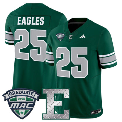 Men's Eastern Michigan Eagles 2025 Vapor Limited Jersey - All Stitched