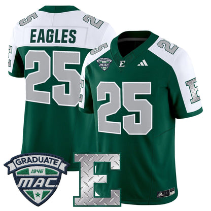 Men's Eastern Michigan Eagles 2025 Vapor Limited Jersey - All Stitched