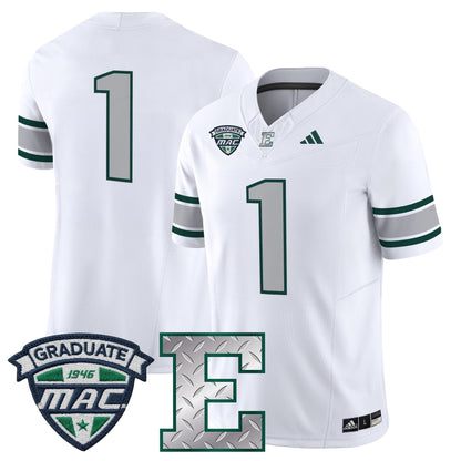 Men's Eastern Michigan Eagles 2025 Vapor Limited Jersey - All Stitched