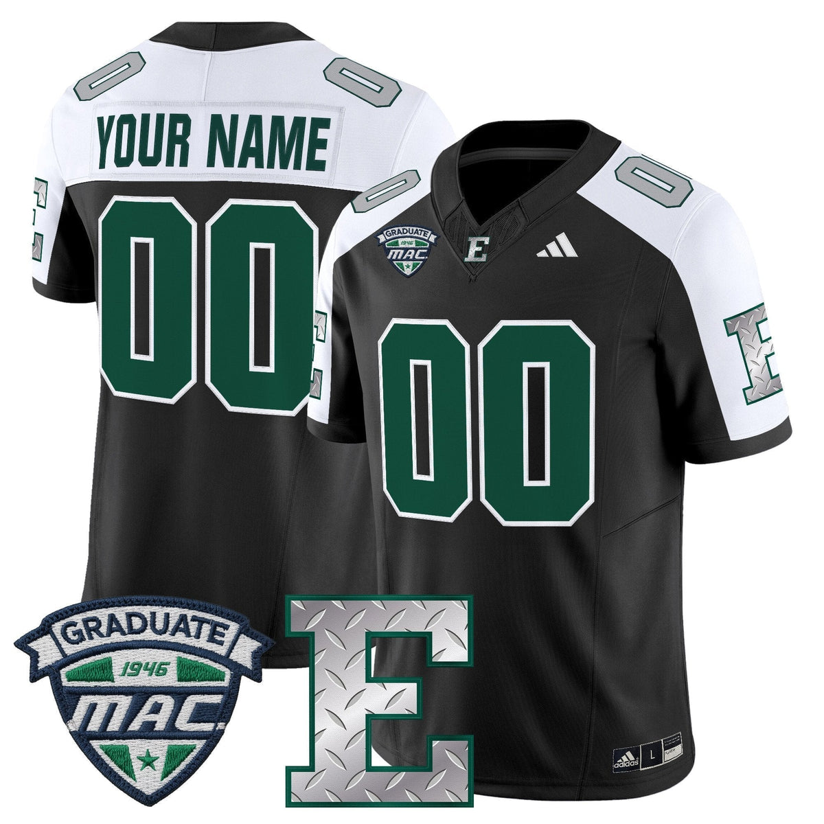 Eastern Michigan Eagles 2025 Vapor Limited Custom Jersey - All Stitched