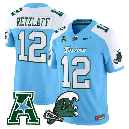 Men's Tulane Green Wave 2025 Vapor Limited Jersey - All Stitched
