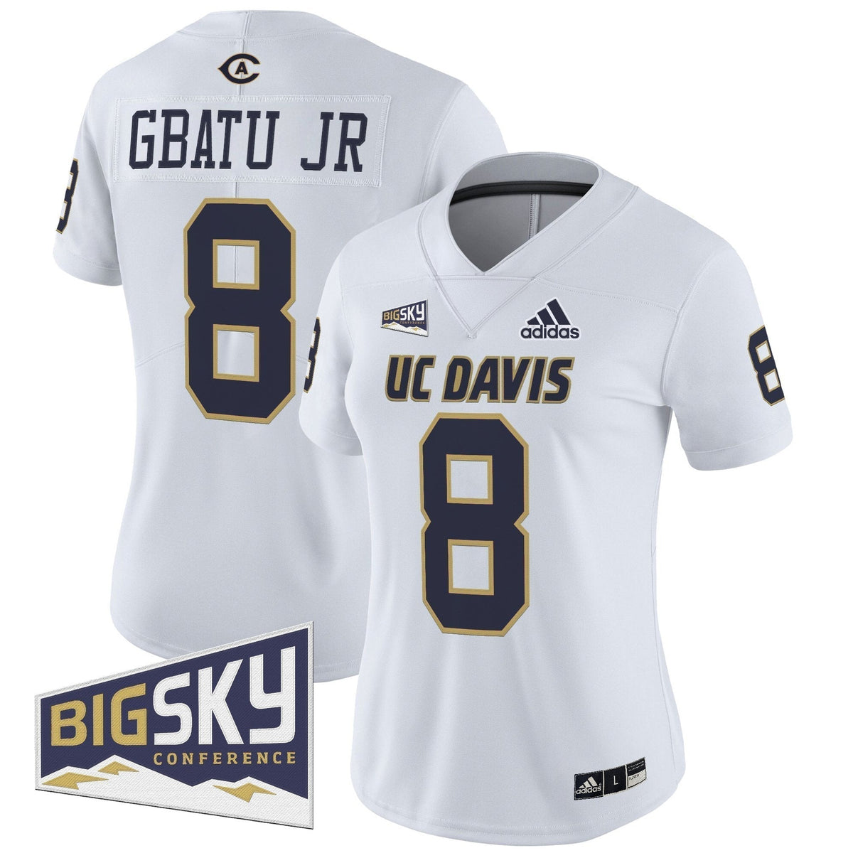 Women's UC Davis Aggies 2025 'Lake Tahoe Patch' Vapor Limited Jersey - All Stitched
