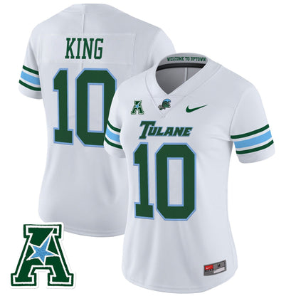 Women's Tulane Green Wave 2025 Vapor Limited Jersey - All Stitched