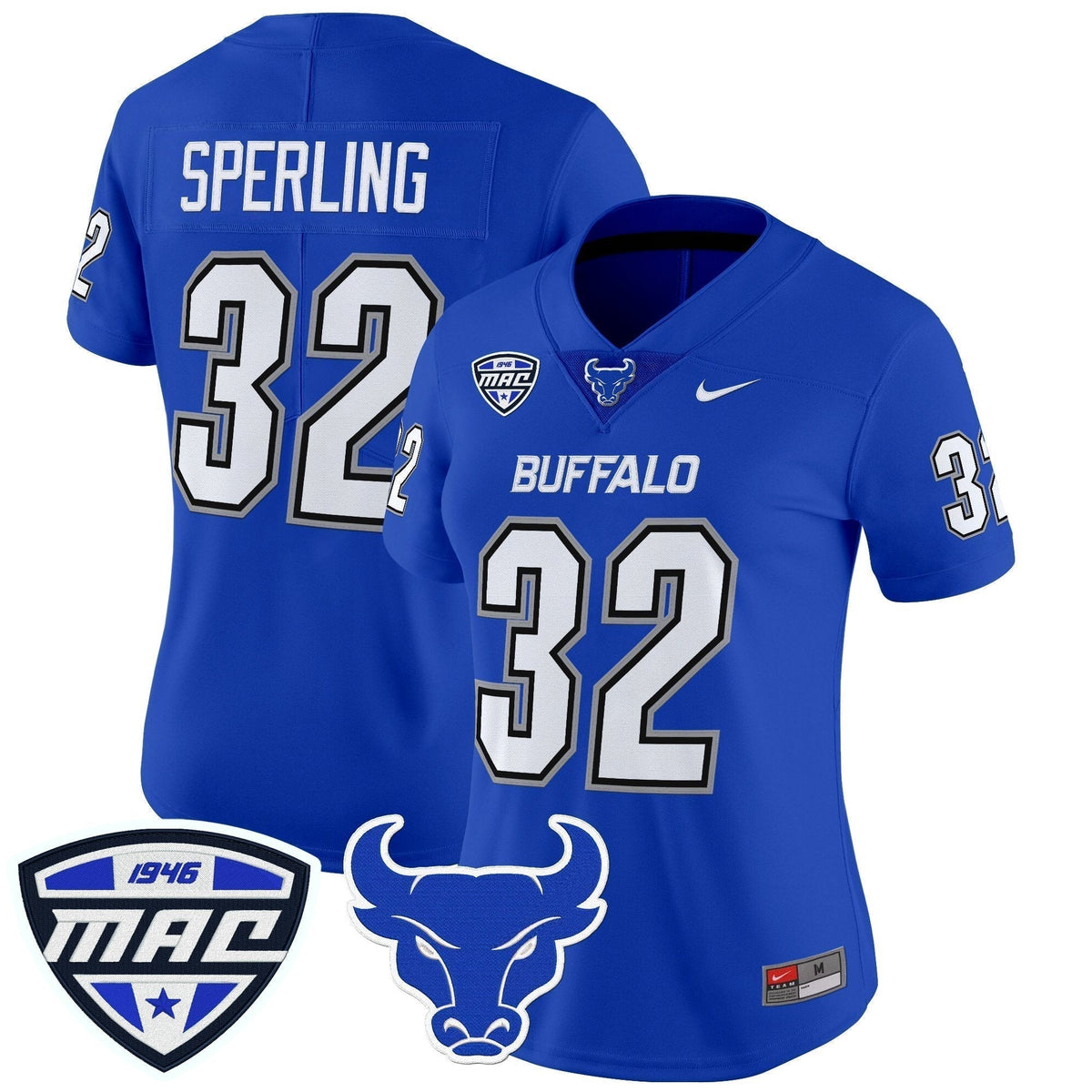 Women's Buffalo Bulls 2025 Vapor Limited Jersey - All Stitched