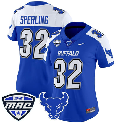 Women's Buffalo Bulls 2025 Vapor Limited Jersey - All Stitched