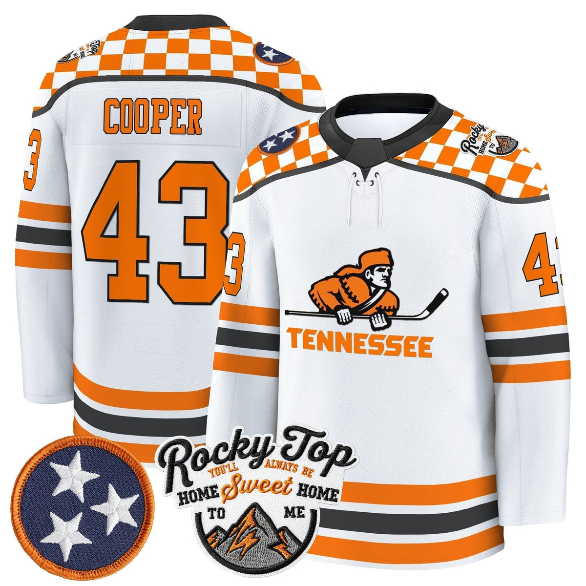 Men's Tennessee Volunteers 2025/26 Premium Jersey - All Stitched