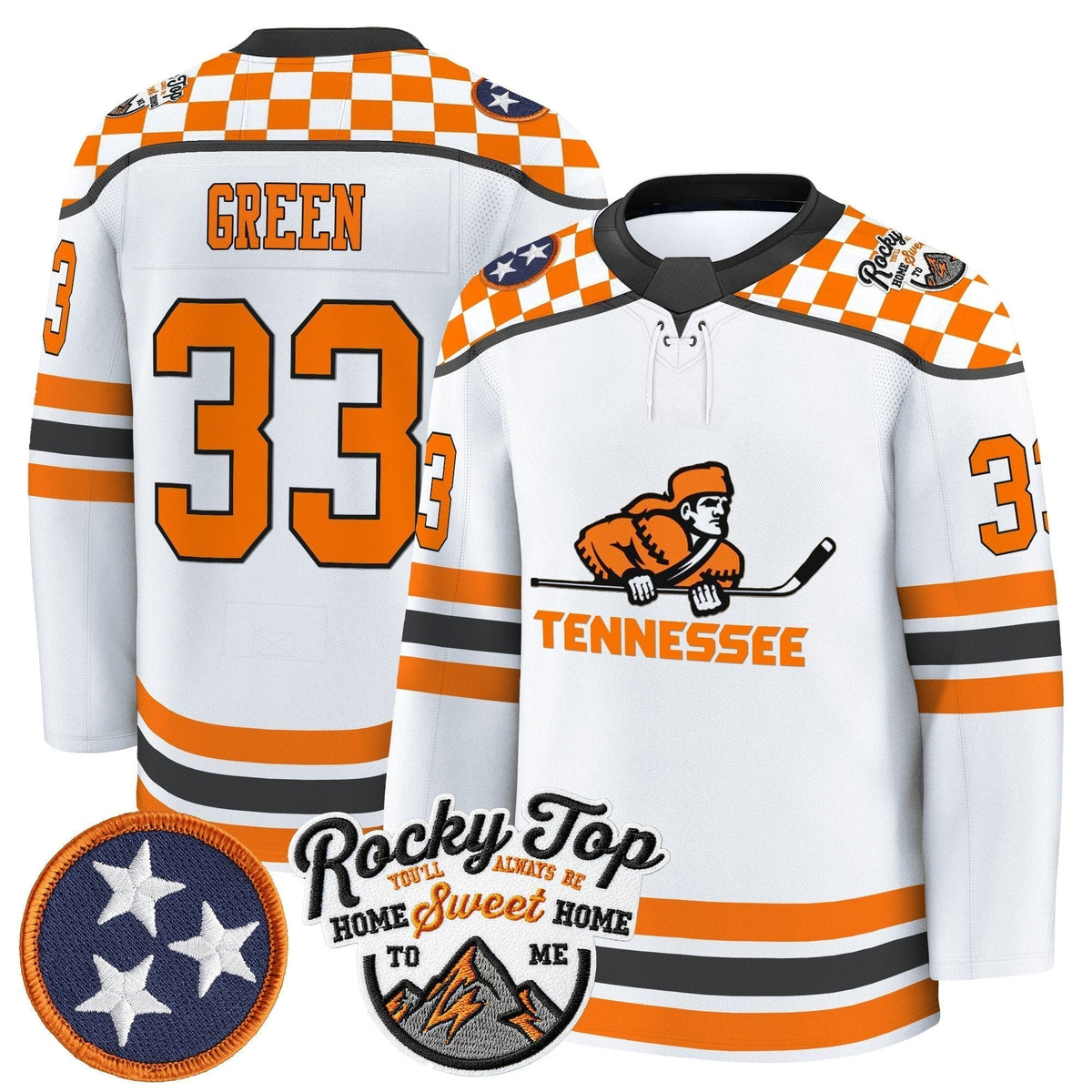Men's Tennessee Volunteers 2025/26 Premium Jersey - All Stitched