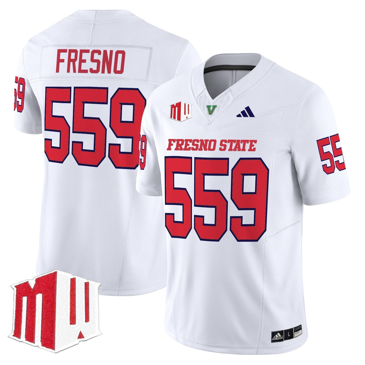 Men's Fresno State Bulldogs 2025 Vapor Limited Jersey - All Stitched