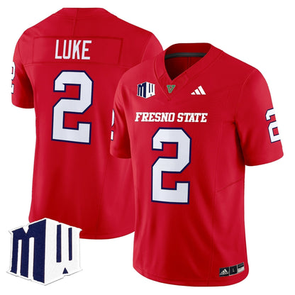 Men's Fresno State Bulldogs 2025 Vapor Limited Jersey - All Stitched