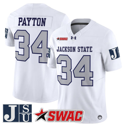 Men's Jackson State Tigers 2025 Vapor Limited Jersey - All Stitched