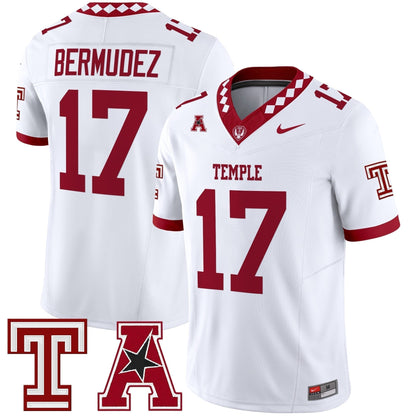 Men's Temple Owls 2025 Vapor Limited Jersey - All Stitched
